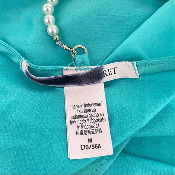 New! Victorias Secret Aquarius Blue Pearl Strap Cami top 37880 - Picture 5 of 9